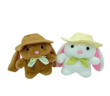 8-inch Hat Rabbit Plush Toy
