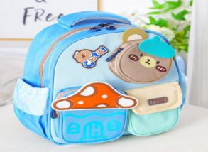 Cute Bear Kids Backpack – Blue